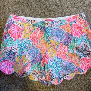 Lilly Pulitzer Pink and Blue Patterned Shorts